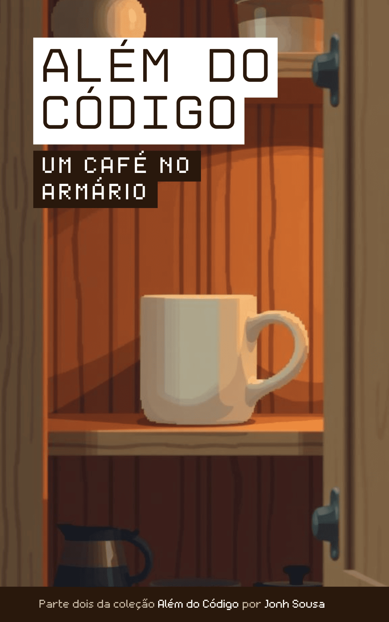 Capa do Ebook: Além do Código — Um Café no Armário